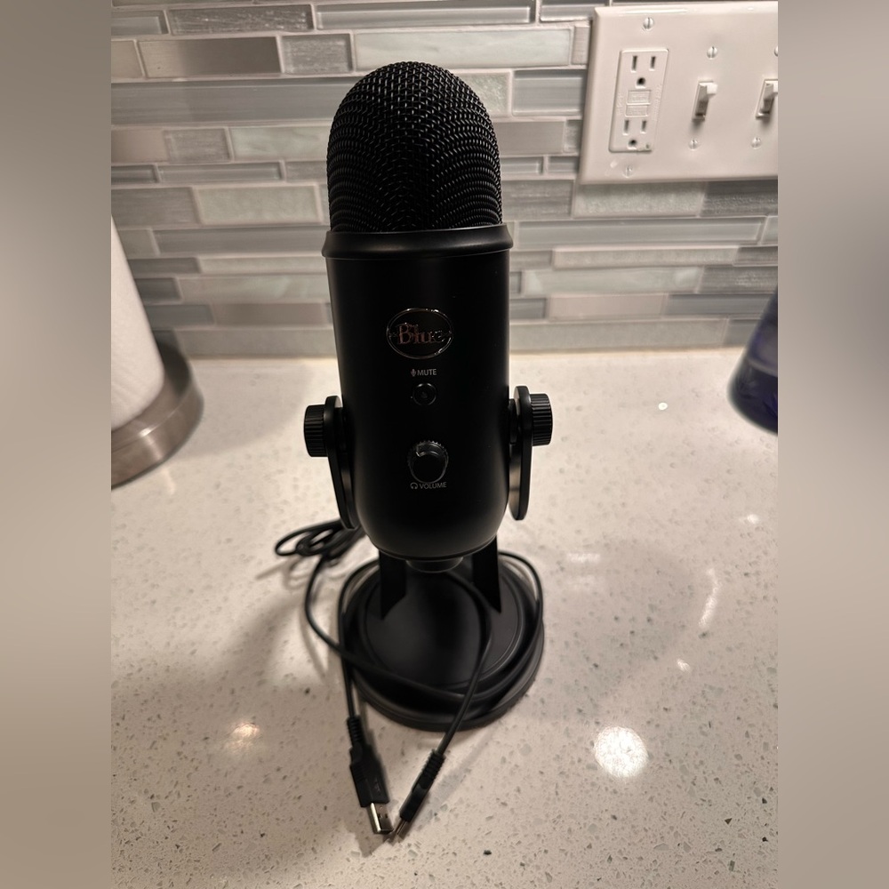 Black USB Microphone